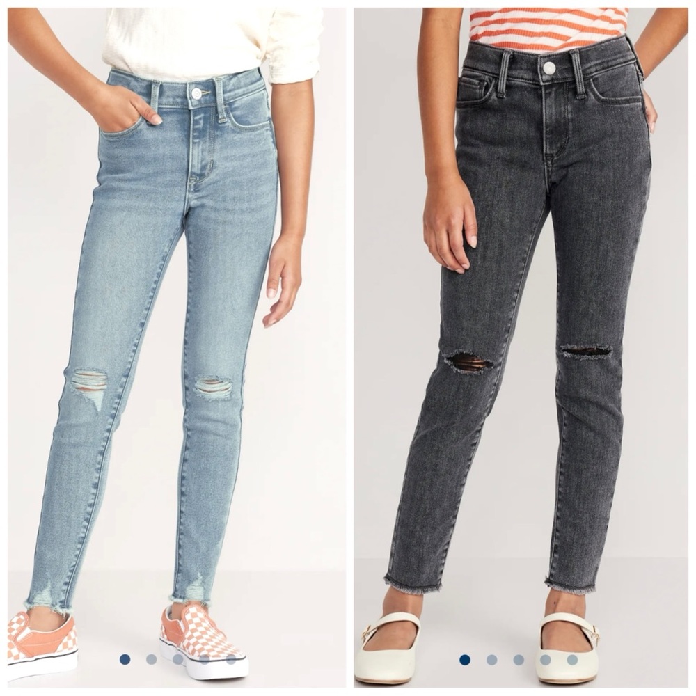 2 x Old Navy Rock Star Jeggings